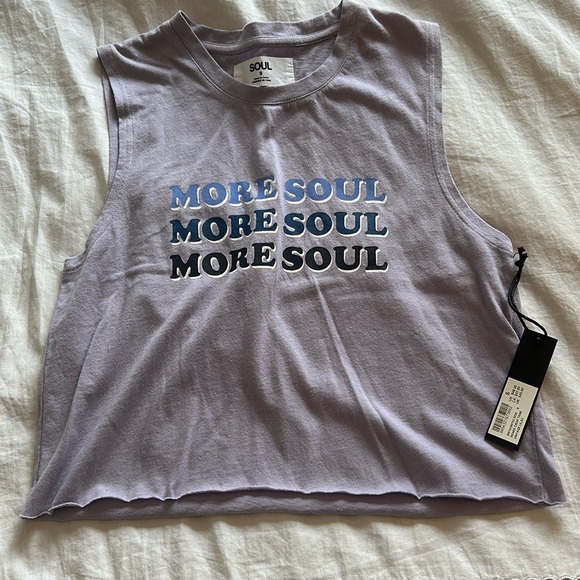 soulcycle Tops - Soul Cycle Cropped Muscle Tank